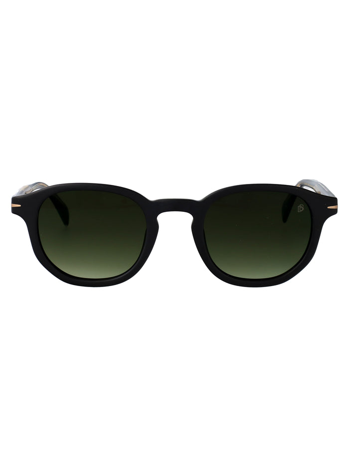 Db 1007-S 003 Matte Black Acetate Sunglasses