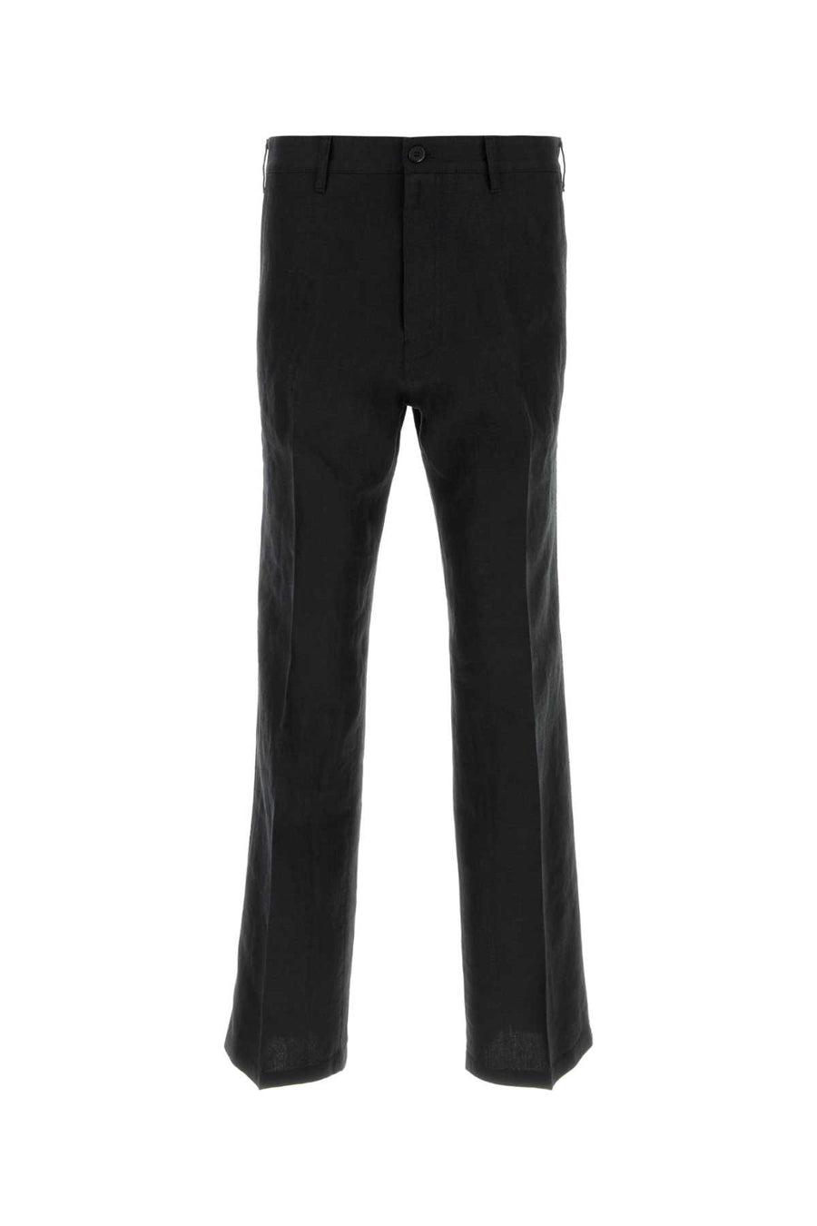Prada 100% Linen trouser in black