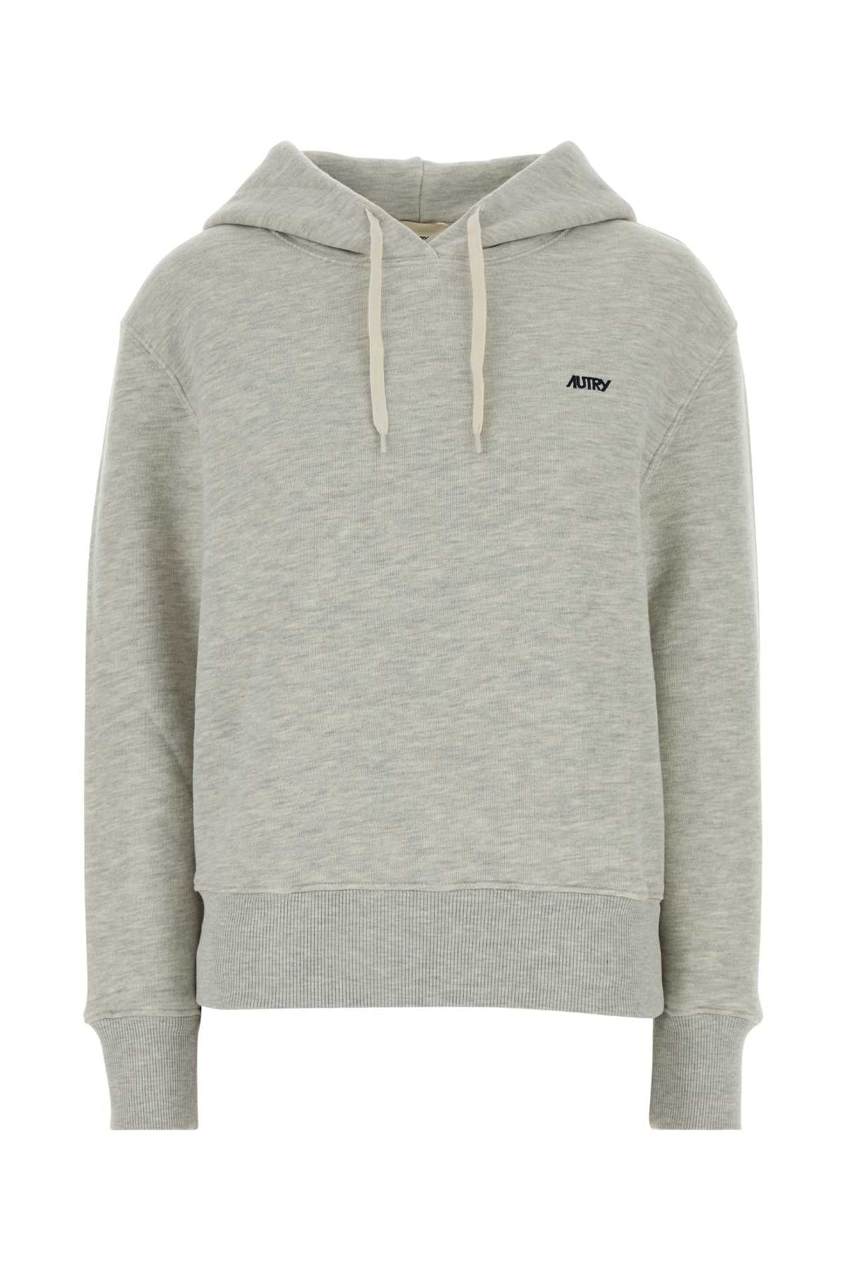 Light Grey Cotton Sweatshirt Lightgr.melange Exterior: Felpe