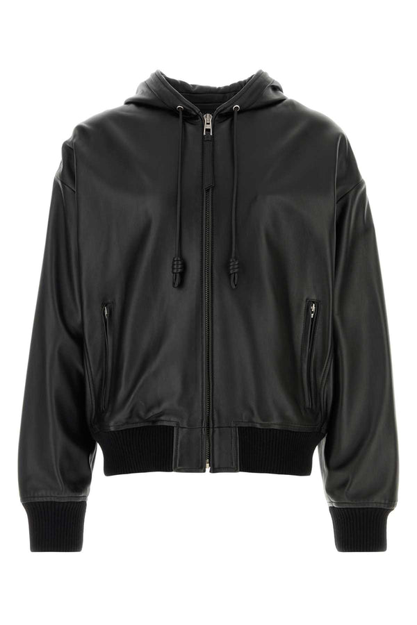 Loewe Jacket Exterior: 100% Lamb Lining: 100% Cotton jacket in black