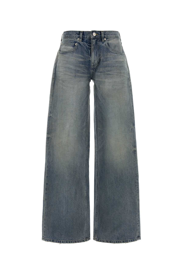 Balenciaga Baggy Cotton 100% jeans in blue