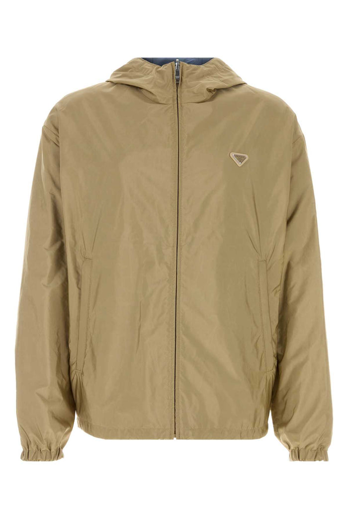 Camel Re-Nylon Reversible Windbreaker Cammello+aviazione Giubbini