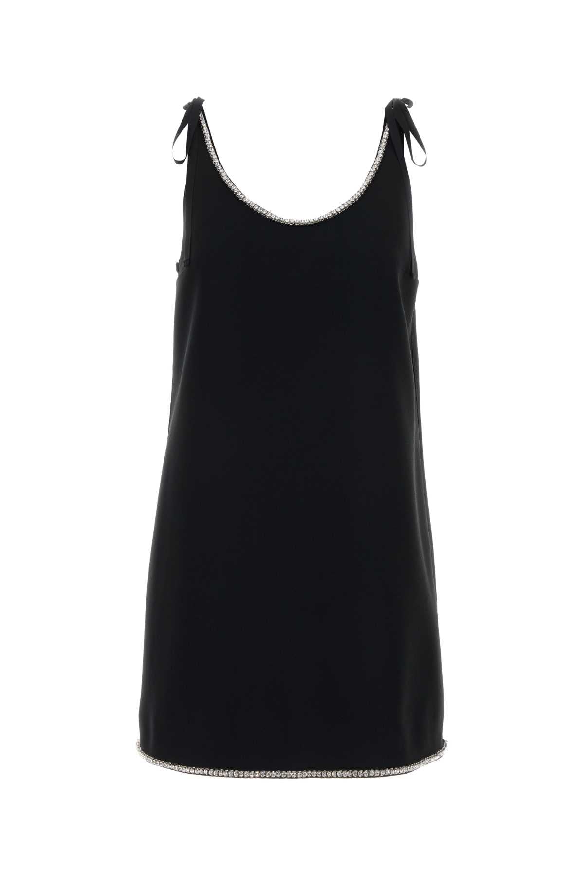 Black Sable Mini Dress Nero Abiti