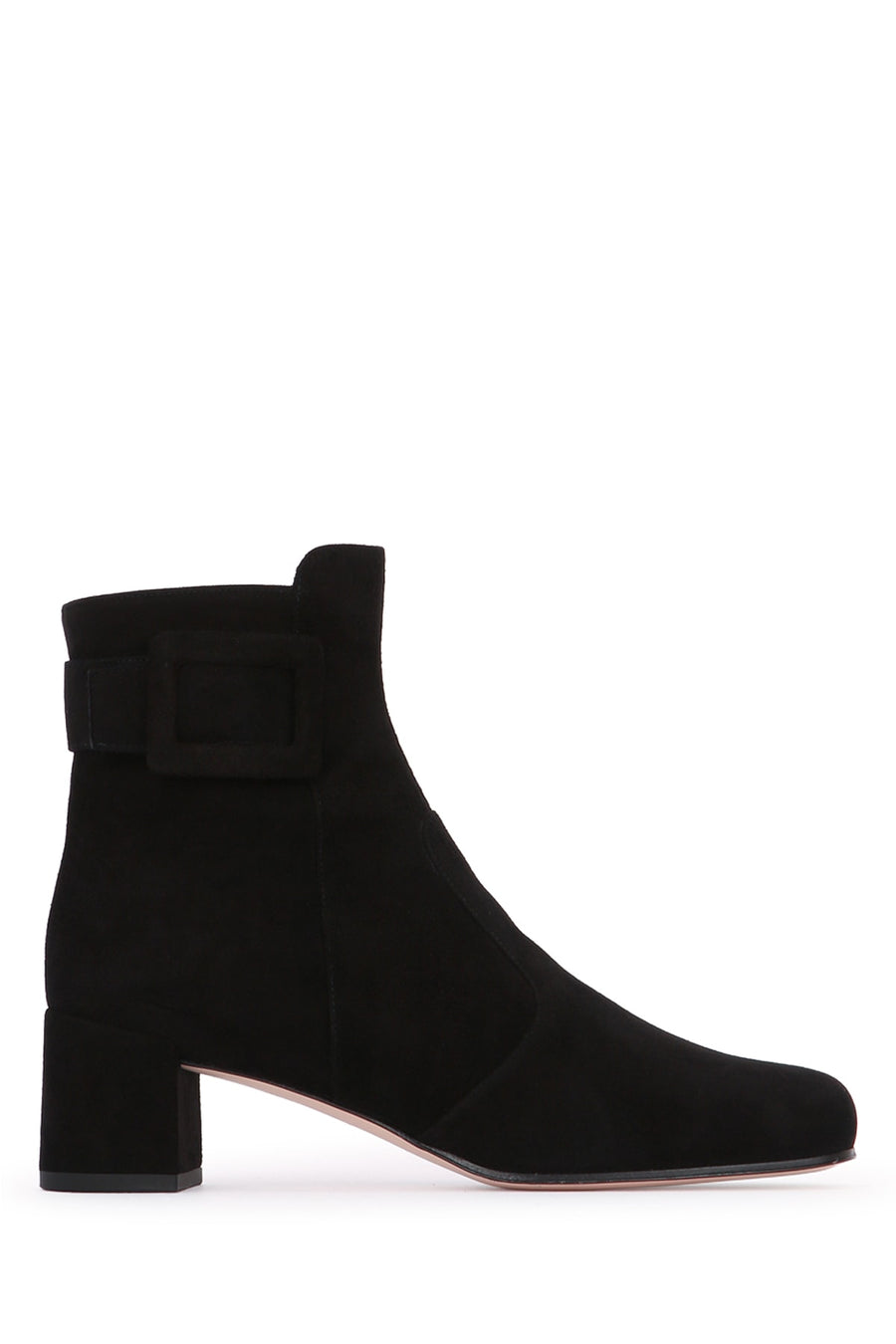 Roger Vivier 100% Suede / Sole: Rubber boot in black