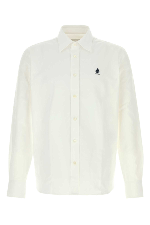 Prada 100% Cotton shirt in white