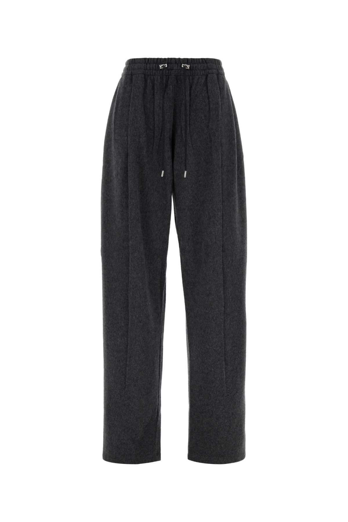 Dark Grey Wool Blend Pant Ardesia Pantaloni