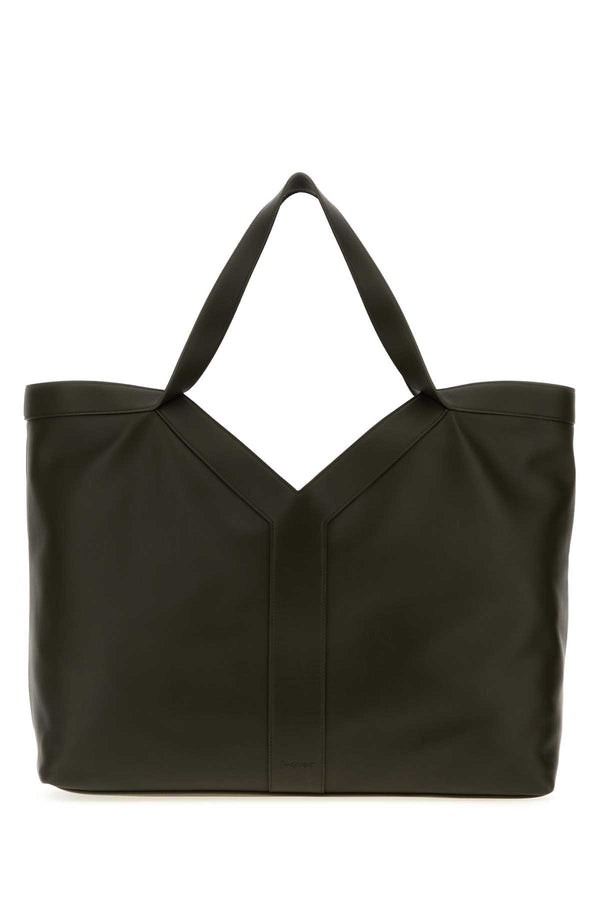 Saint Laurent Tote Exterior: 100% Calf shoulder bag in brown