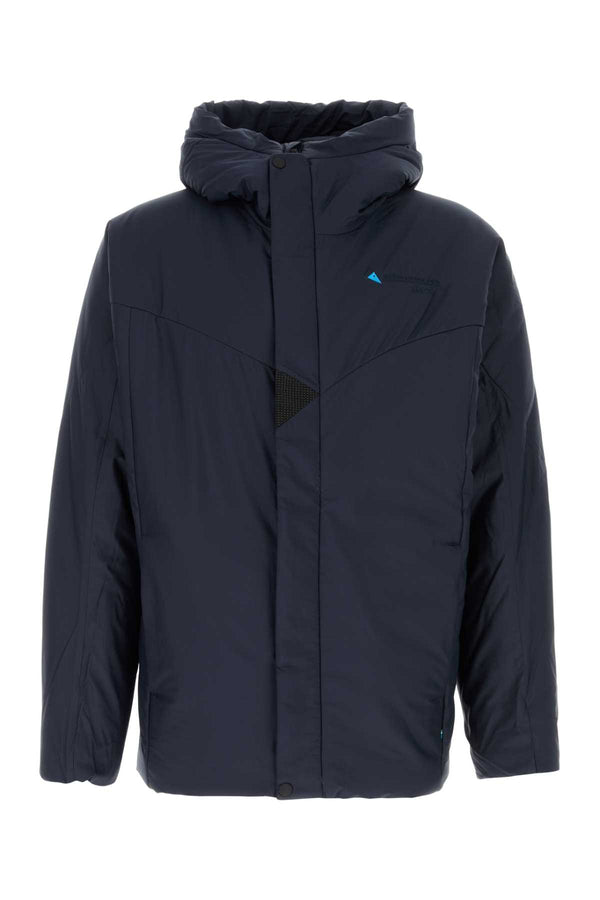 Klattermusen Hood Exterior: 100% Polyester down jacket in navy