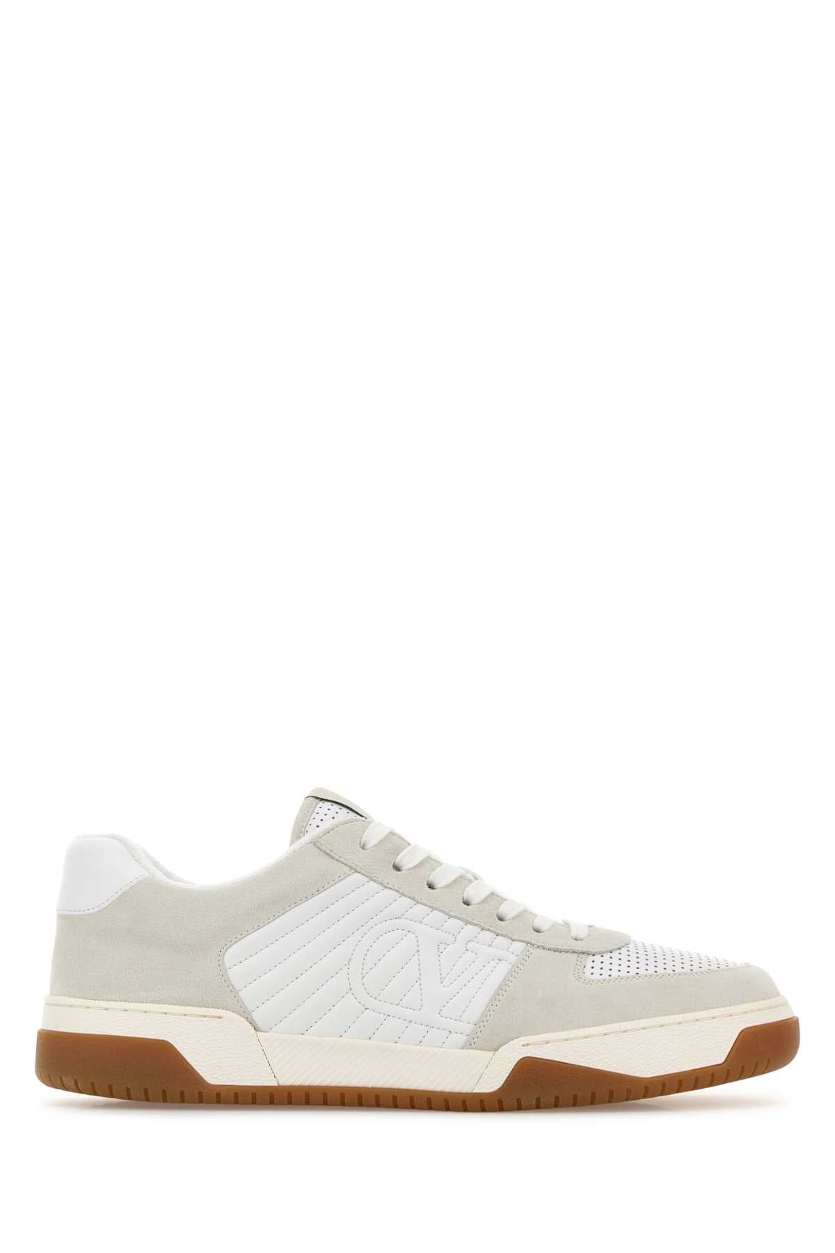 8y2s0m78zzm 0bo Biancobiancobiancobiaivambra Splicalf Leather - Bos Taurus Sneaker