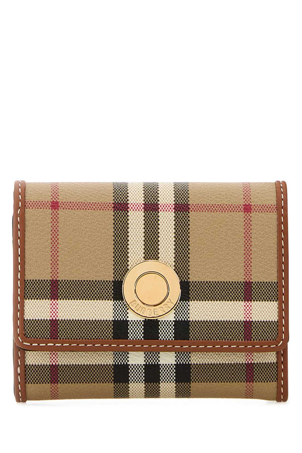 Burberry Lancaster 55% Polyurethane wallet in brown