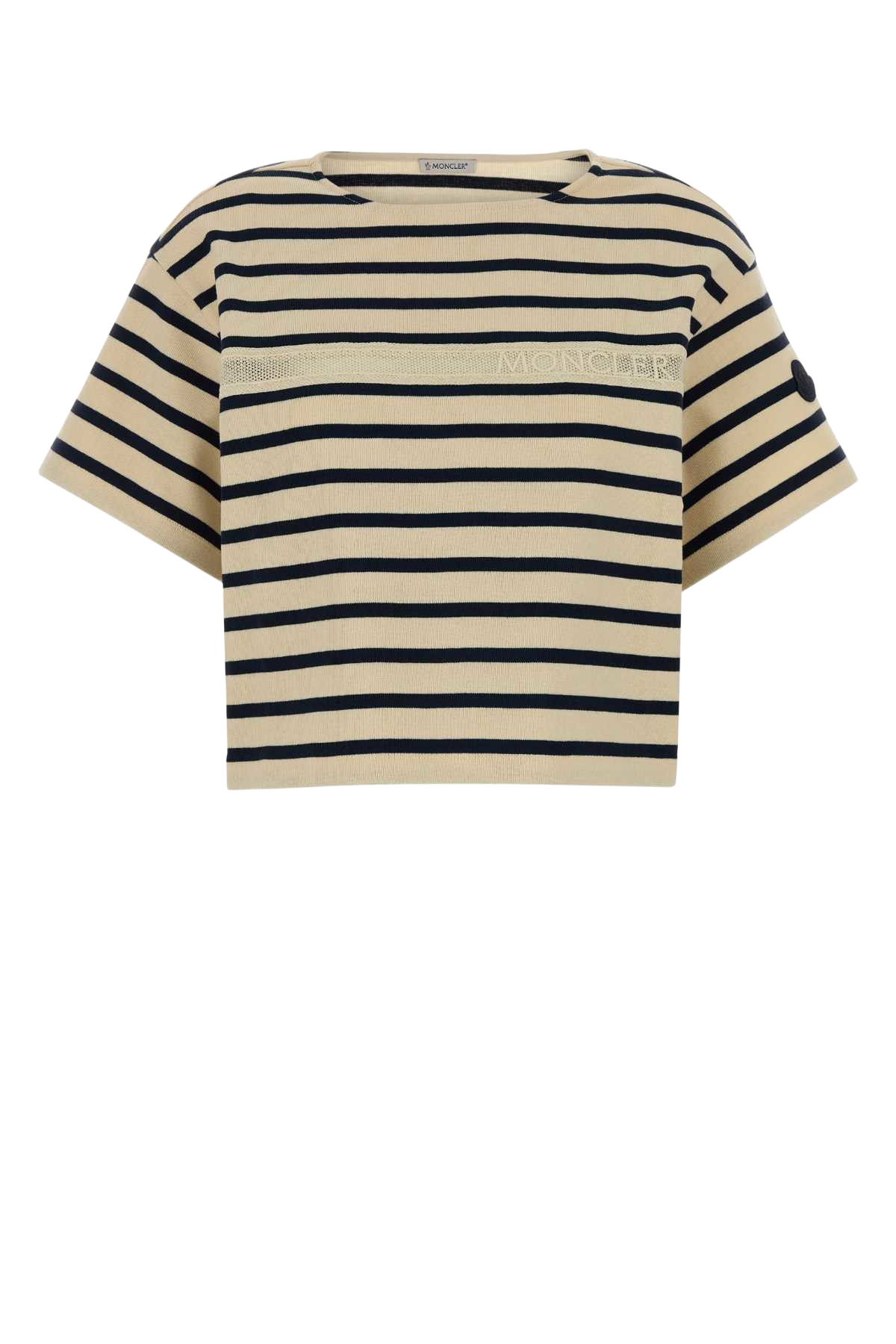Embroidered Cotton Oversize T-Shirt F07 Exterior