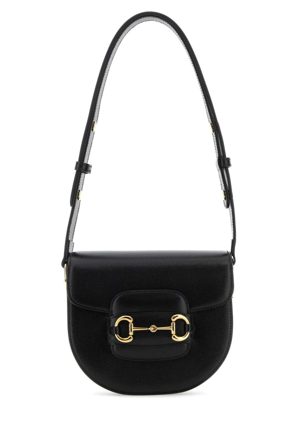 Gucci Gucci Exterior: 100% Leather shoulder bag in black