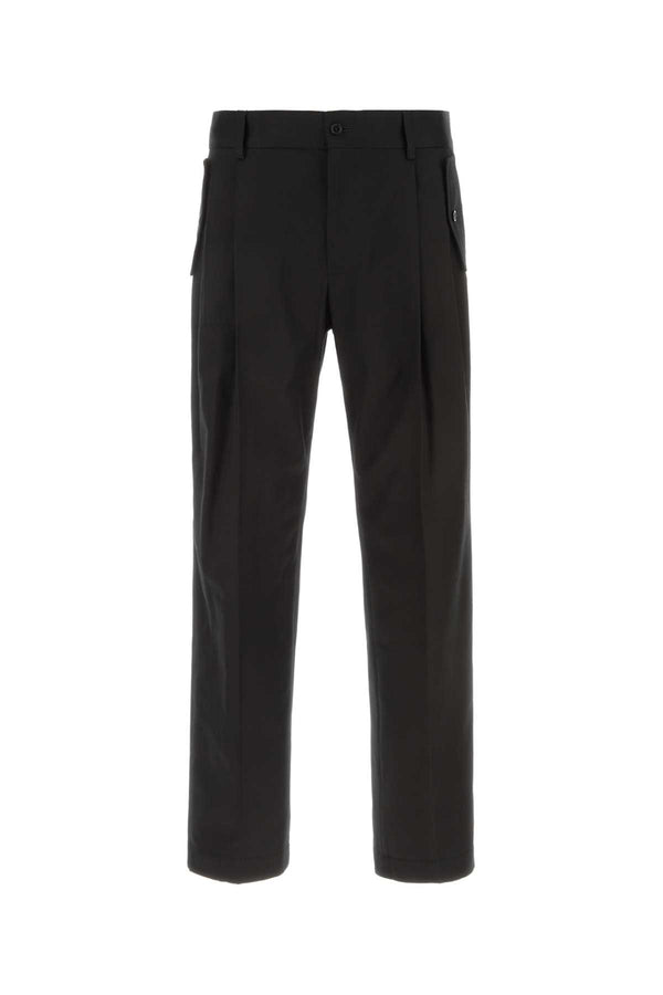 Dolce & Gabbana 99% Cotton trousers in black
