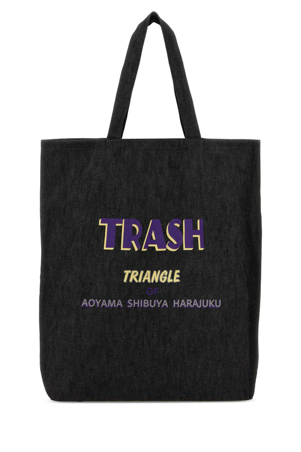 Needles 100% Fabric tote bag in black
