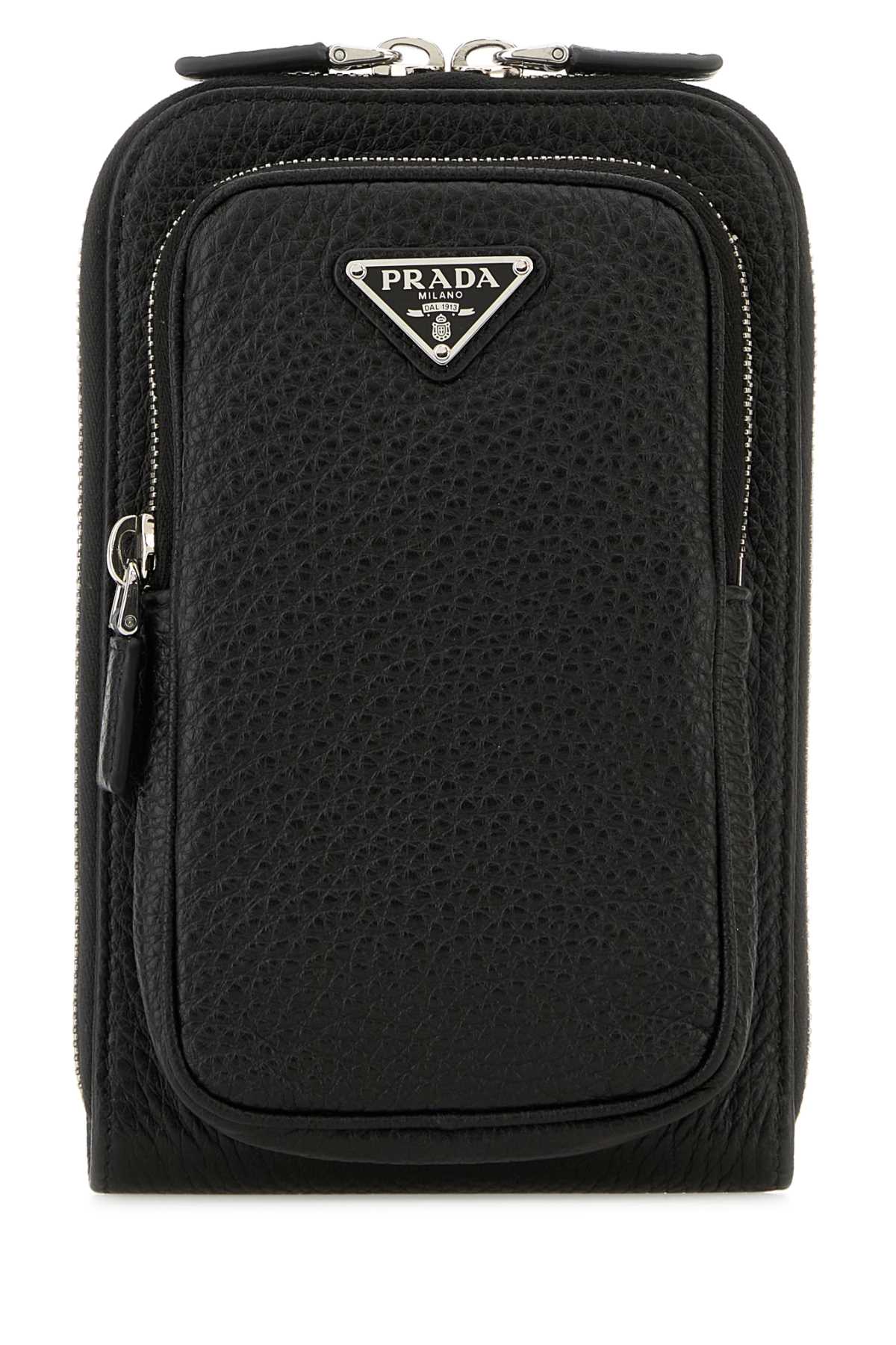 Black Leather Phone Case Nero Calfleather Cover