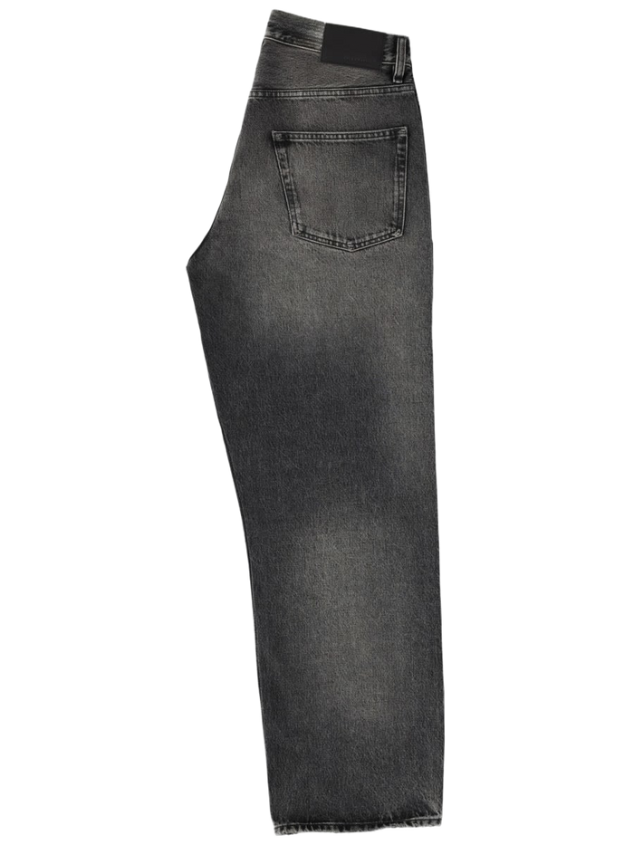 Jeans Loose Black Cotton