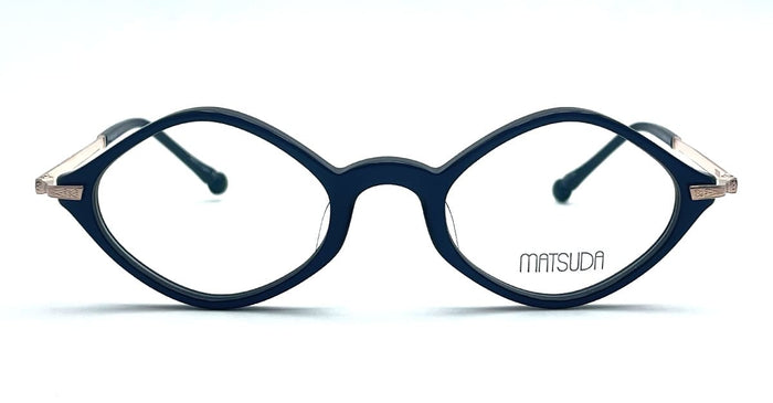 M2066.rx.nvy-Rg.47 Nd Acetate Eyeglasses