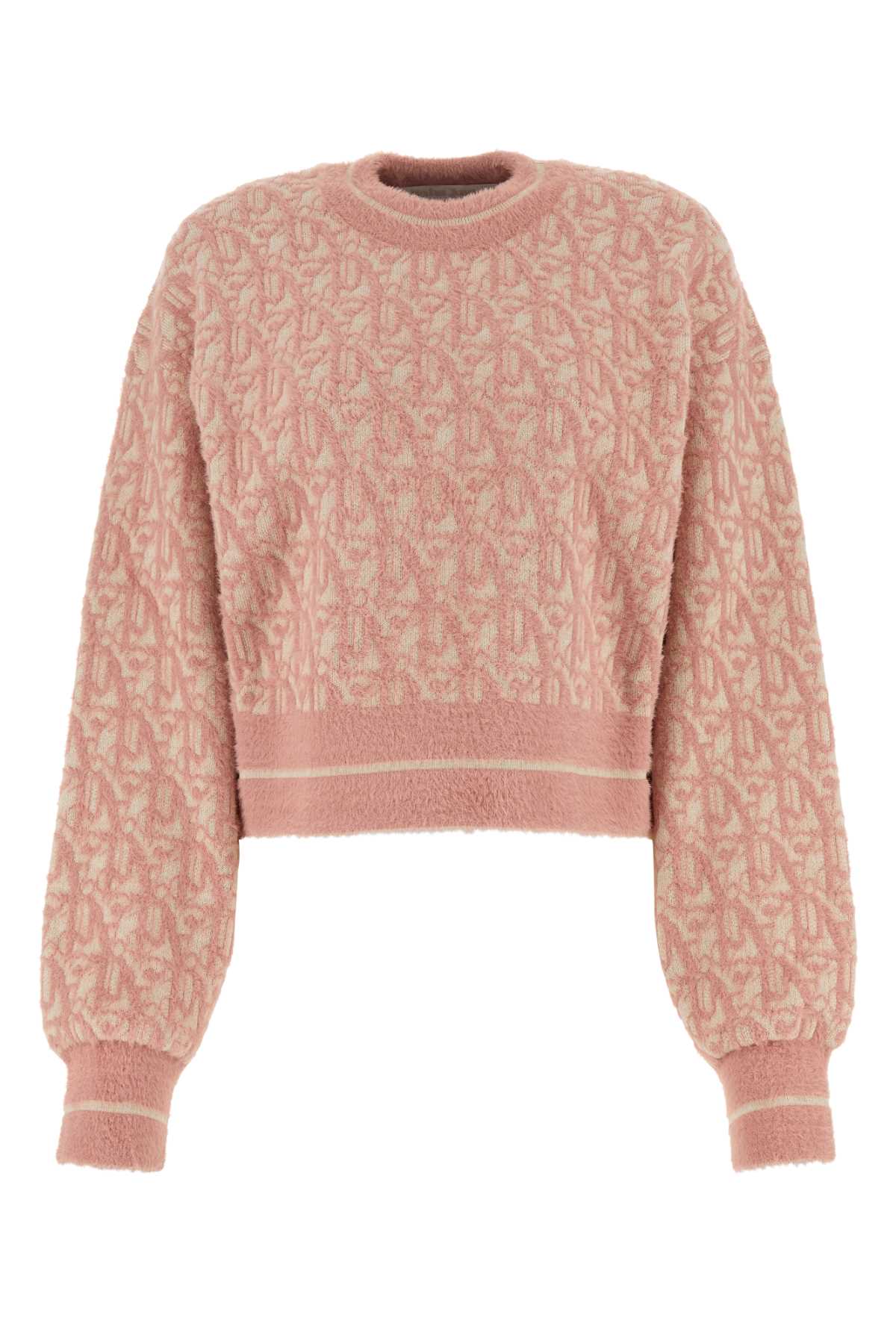 Beigepink Exterior: Nylon Virgin Wool Maglieria