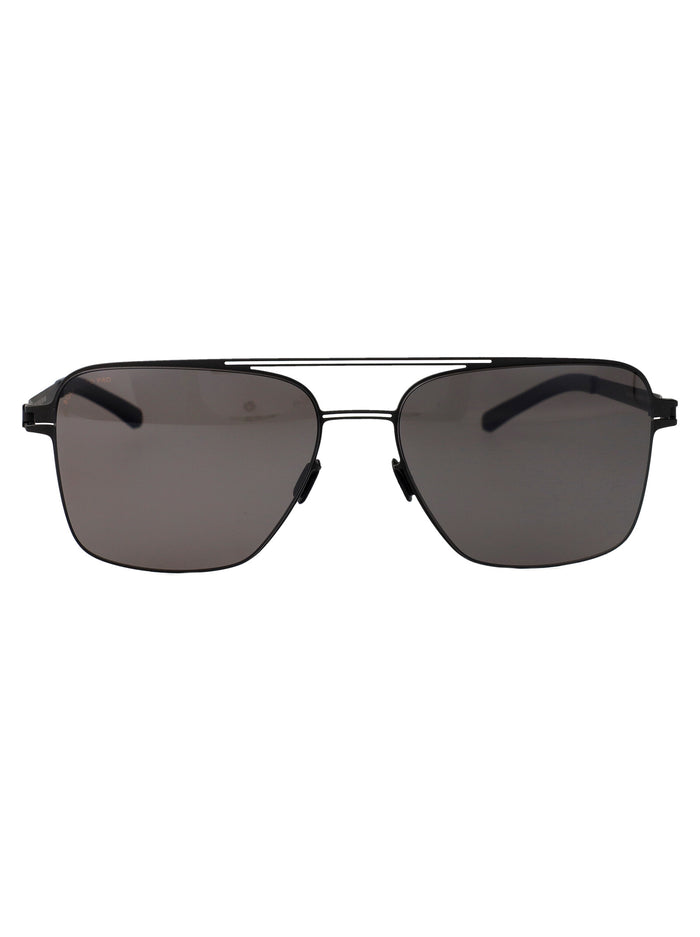 Bernie 363 Black/white Polarized Pro Hi Con Grey Steel Sunglasses