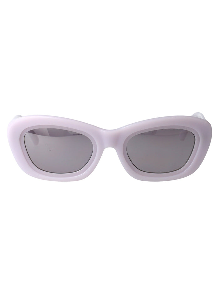 Attico63c3sun C3 Grey/silver/silvermirror Acetate Sunglasses