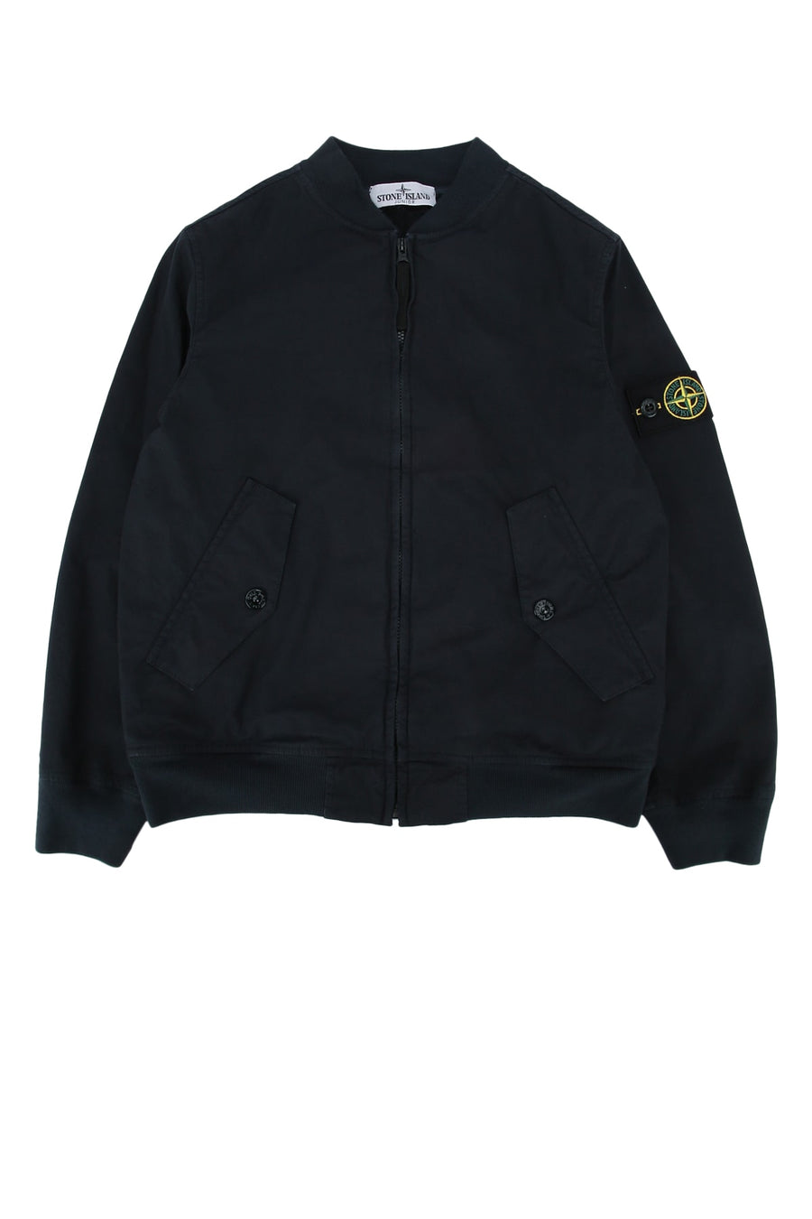 Stone Island Kids 95% cotton jacket in navy