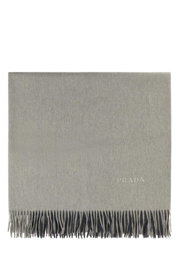 Two-Tone Cashmere Blend Blanket Grigio+nube Wows Casa/bagno