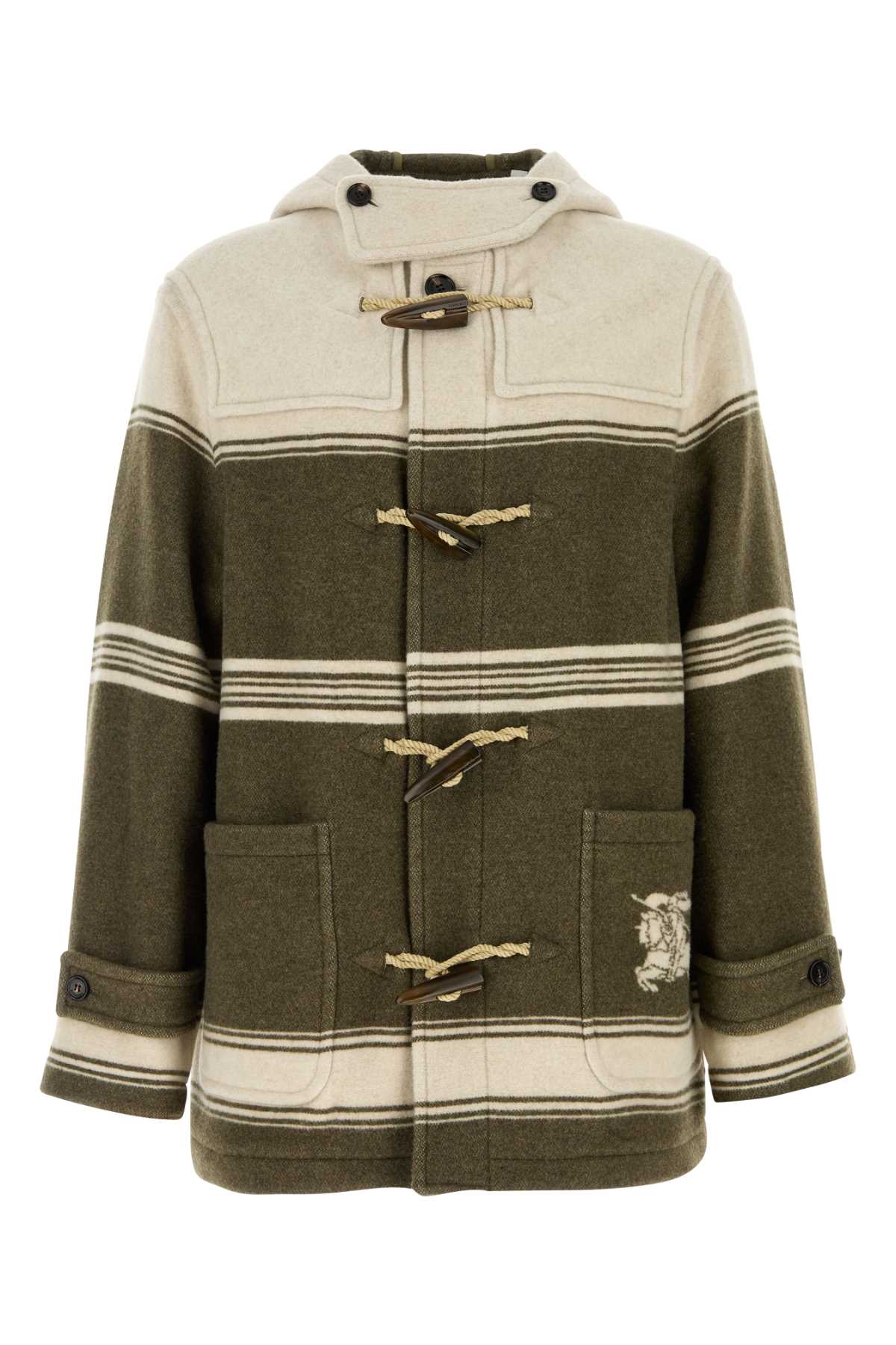 Embroidered Wool Blend Harrogate Montgomery Scoutgreenipstrpe Cotton Polyamide (nylon) Cappotti