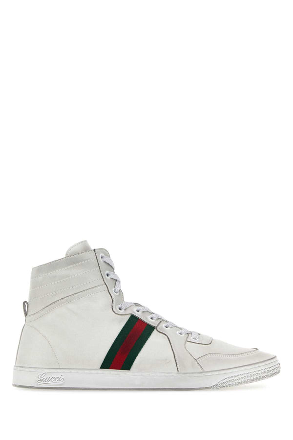 Gucci Exterior: 100% Leather sneaker in white