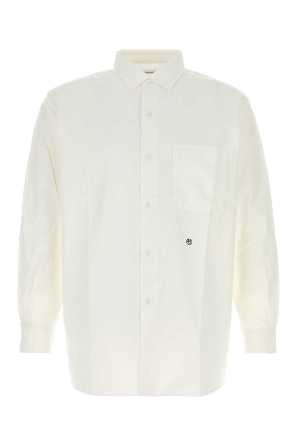 Nanamica Collar 60% Cotton 40% Polyester shirt in white