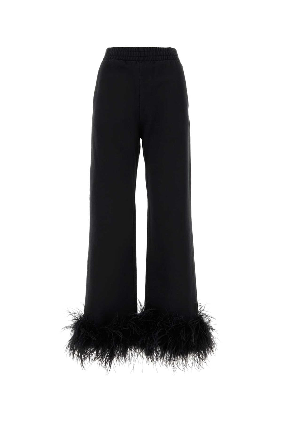 Prada 100% Cotton joggers in black
