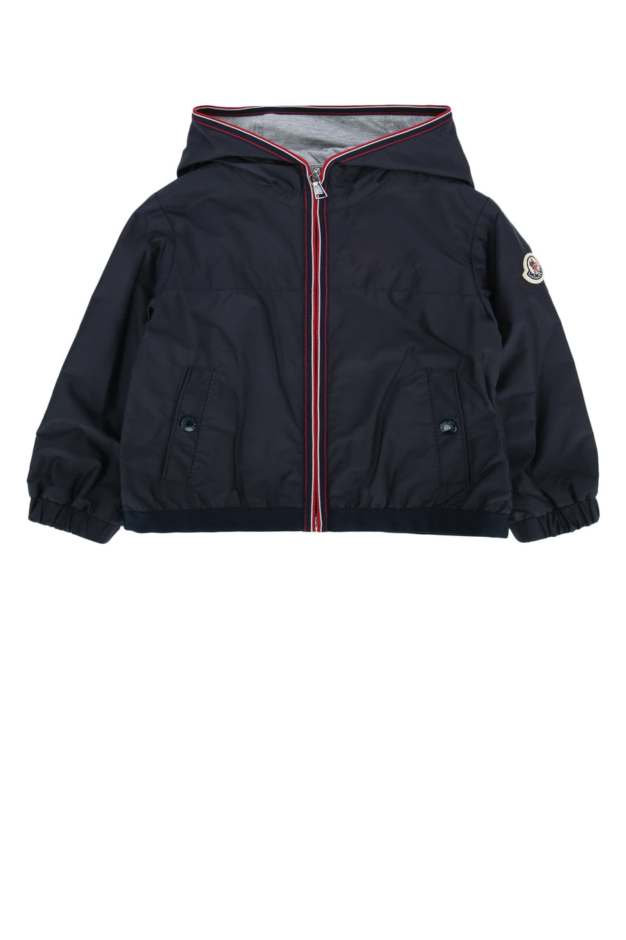 Moncler Jr Jacket Outer: 100% Polyamide/Nylon down jacket in navy