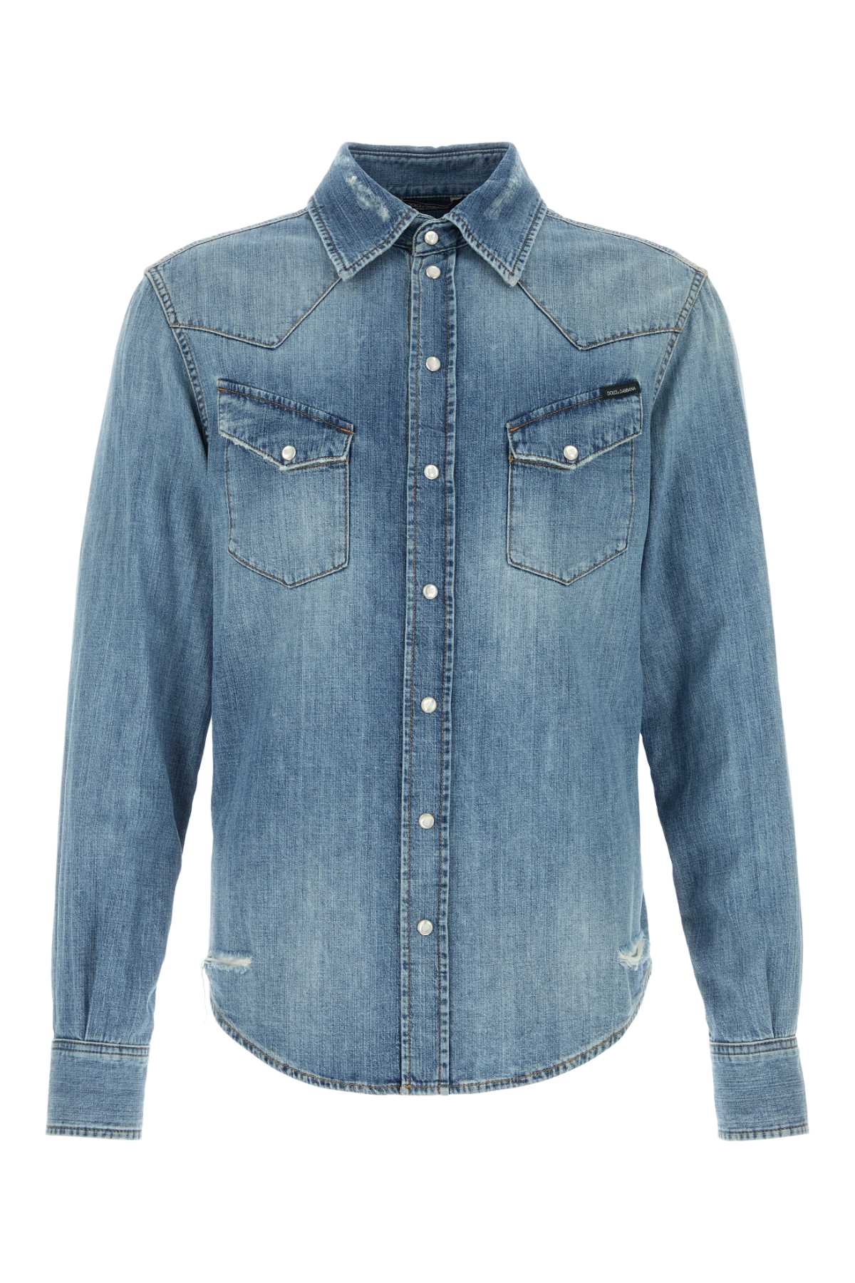 Denim Shirt Varianteabbinata Exterior: Cotton Camicie