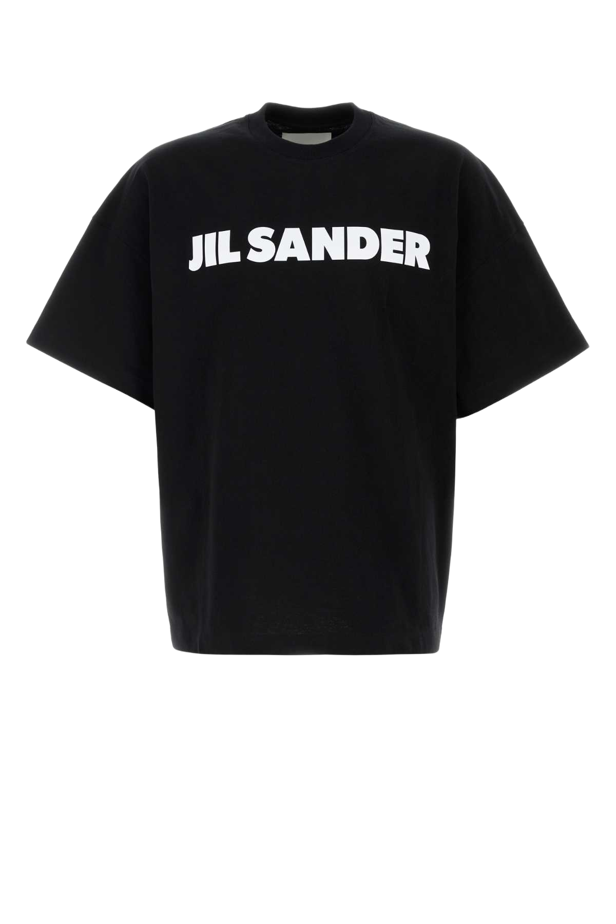 Black Cotton Oversize T-Shirt Cotone