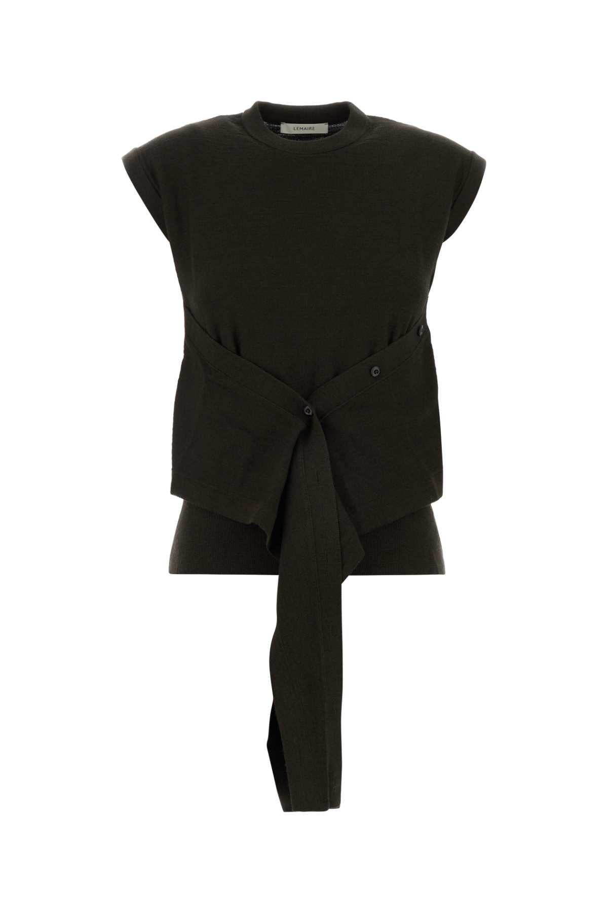 Po0002lk087 Br397 Darkcacao Exterior: Wool Acrylic Maglieria