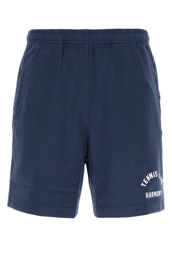 Harmony 100% Cotton bermuda shorts in navy