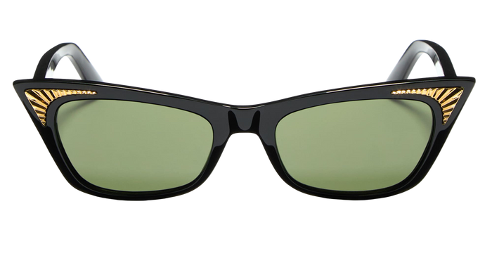 Vls-175a - Black Gold Nd Acetate Sunglasses