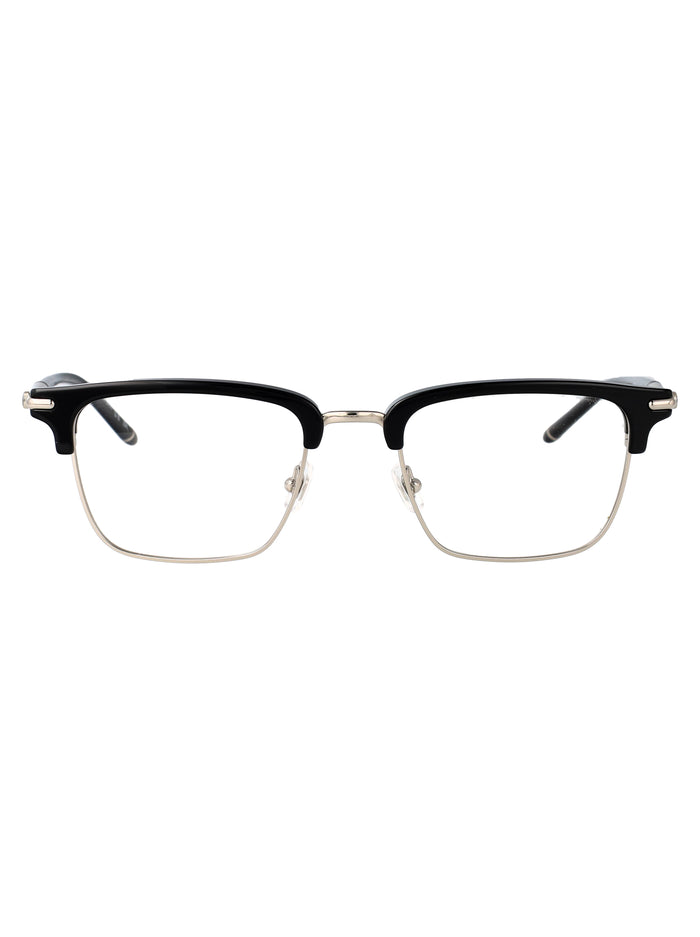 Mb0243o 004 Black Transparent Metal Optical