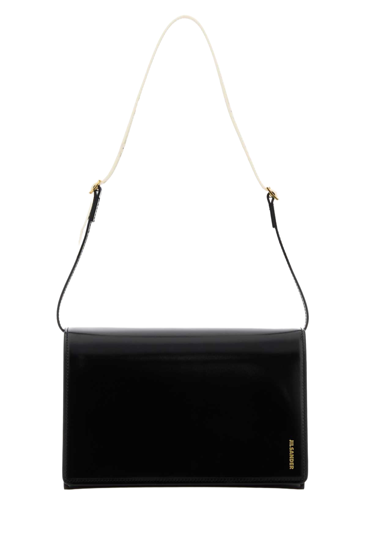 Black Leather Small File Shoulder Bag Borse A Mano