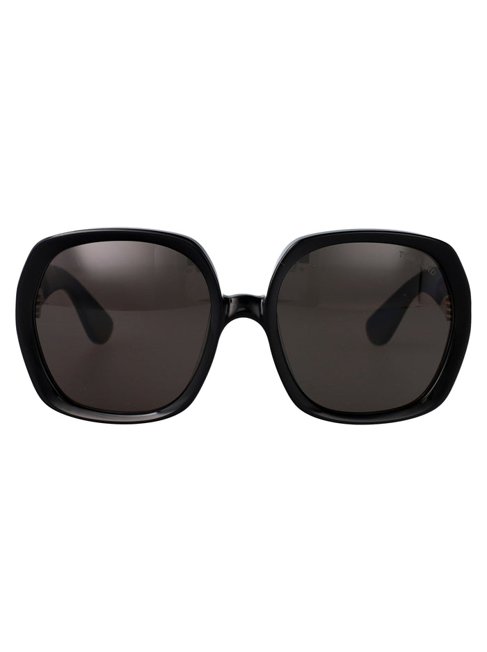 Ft1221 01a Nero Lucido / Fumo Acetate Sunglasses