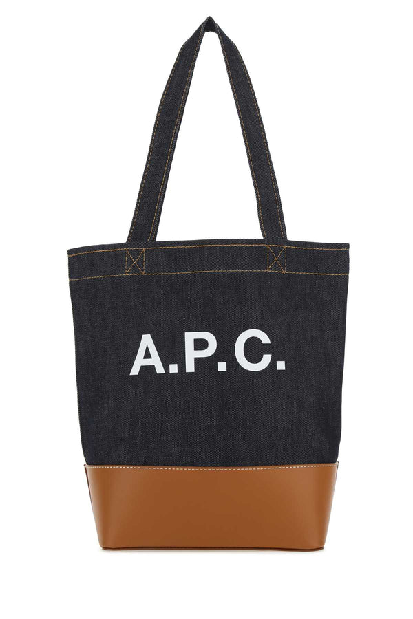 A.P.C. 98% cotton tote bag in black