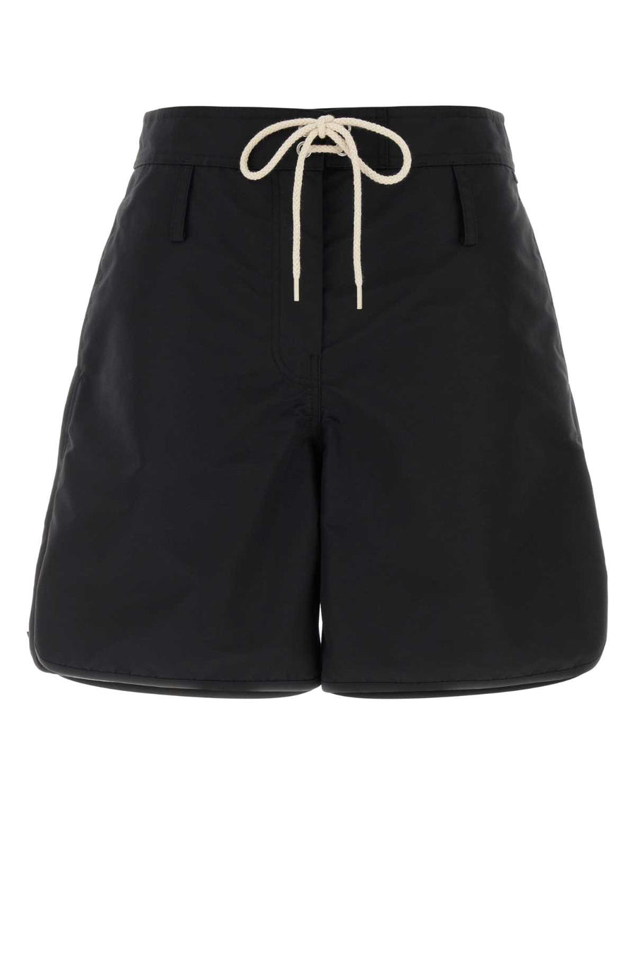 Prada 70% Nylon bermuda shorts in black