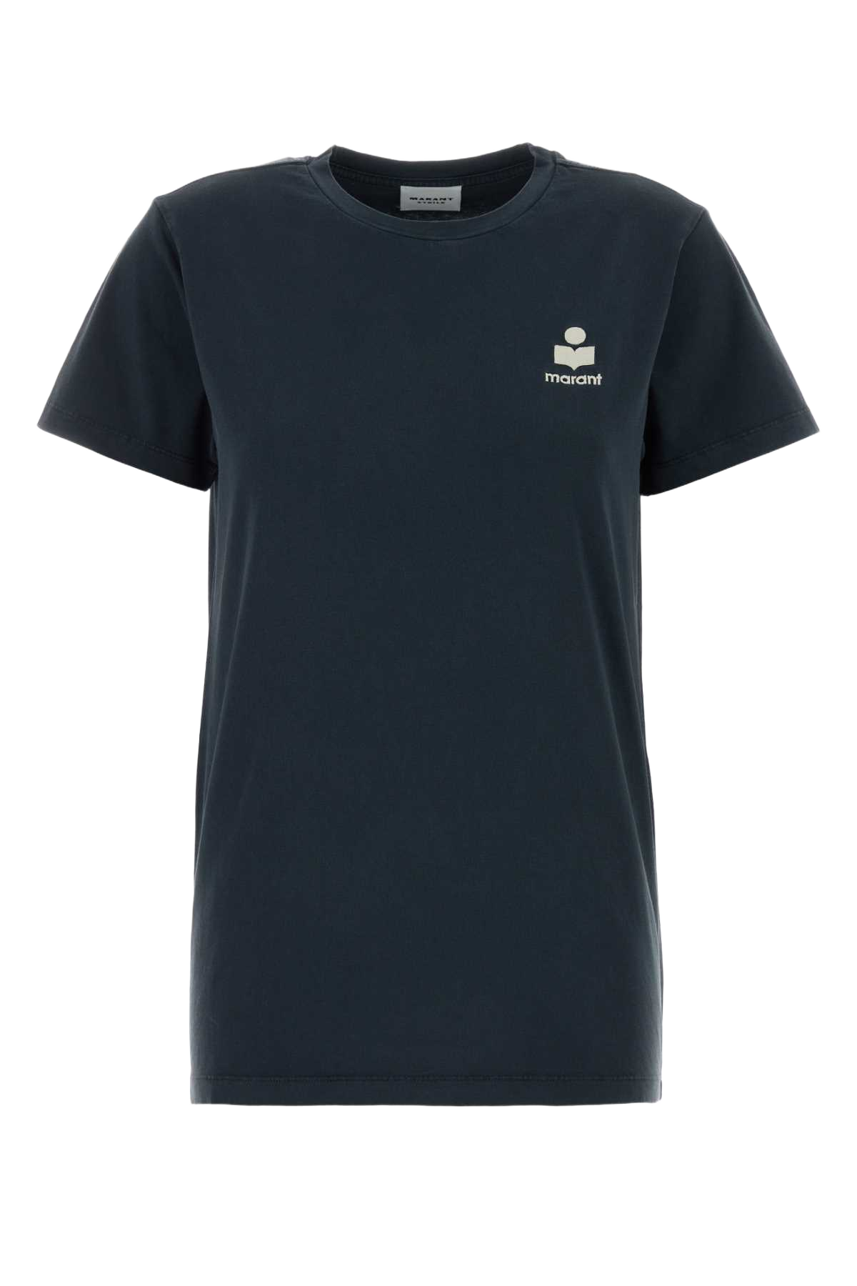 Dark Blue Cotton Aby T-Shirt Midnight/ecru Matiere Principale:coton (1)