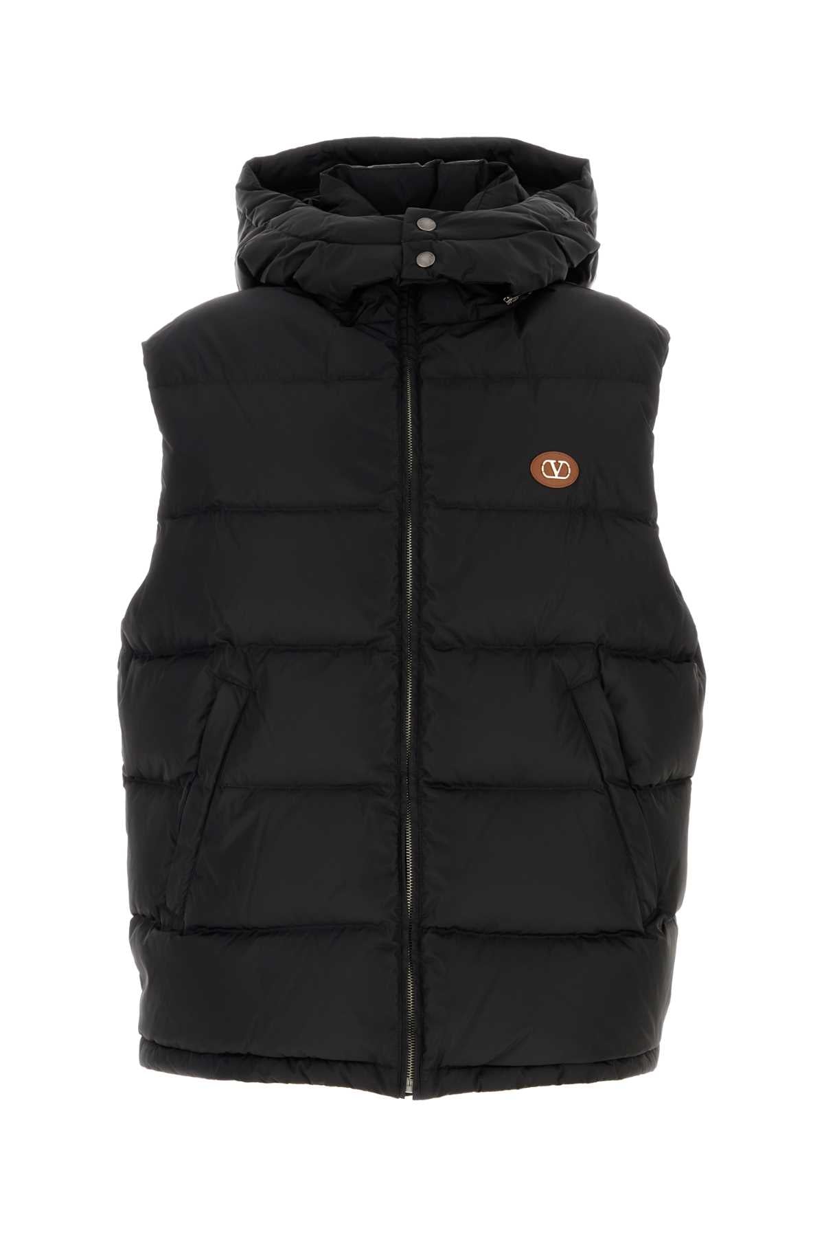 Black Nylon Vest Nero Piumini