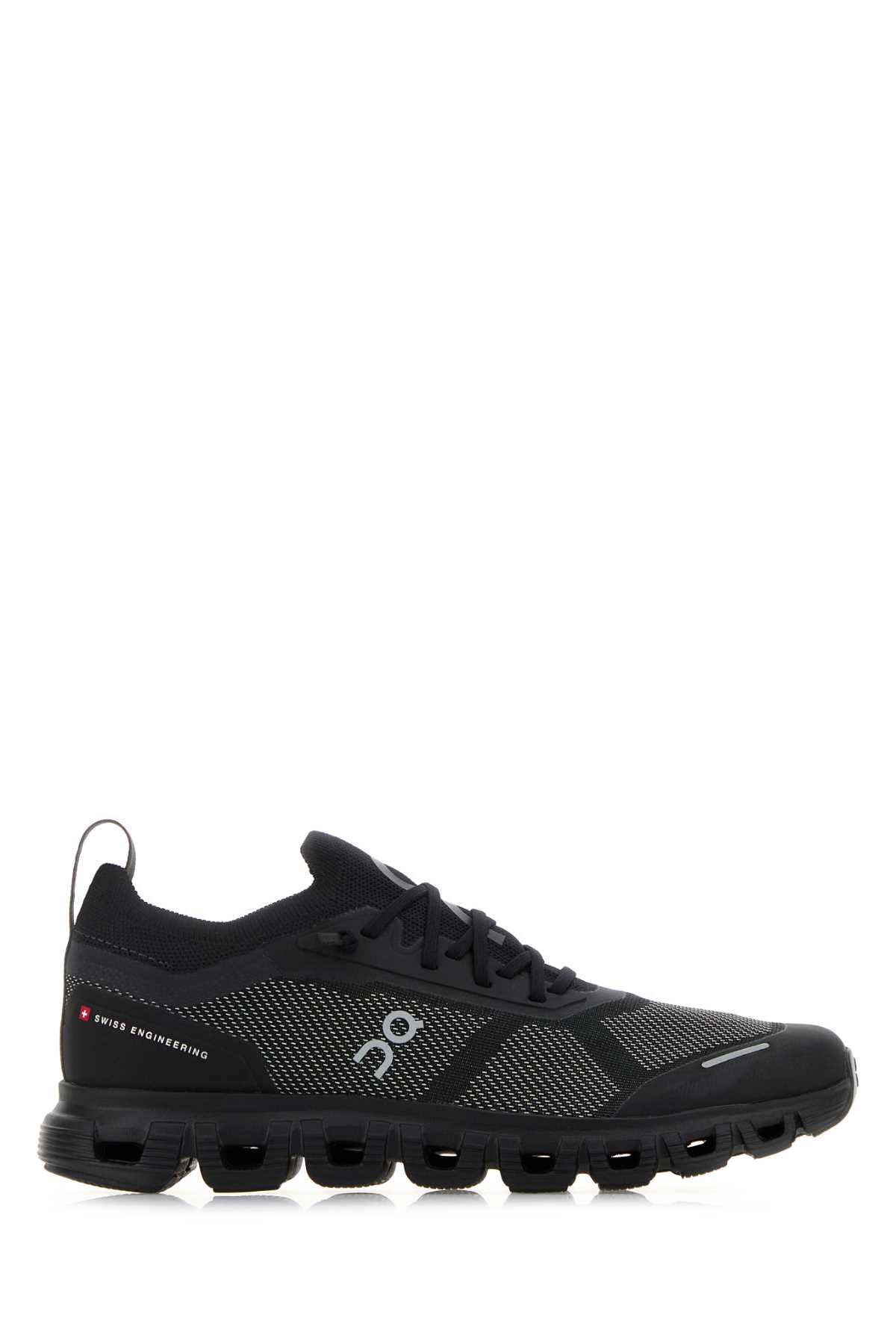 Black Canvas Cloud 6 Versa Sneakers Blackblack