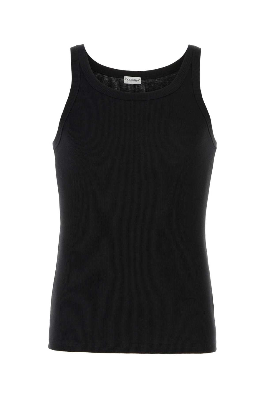 Dolce & Gabbana 100% Cotton tank top in black