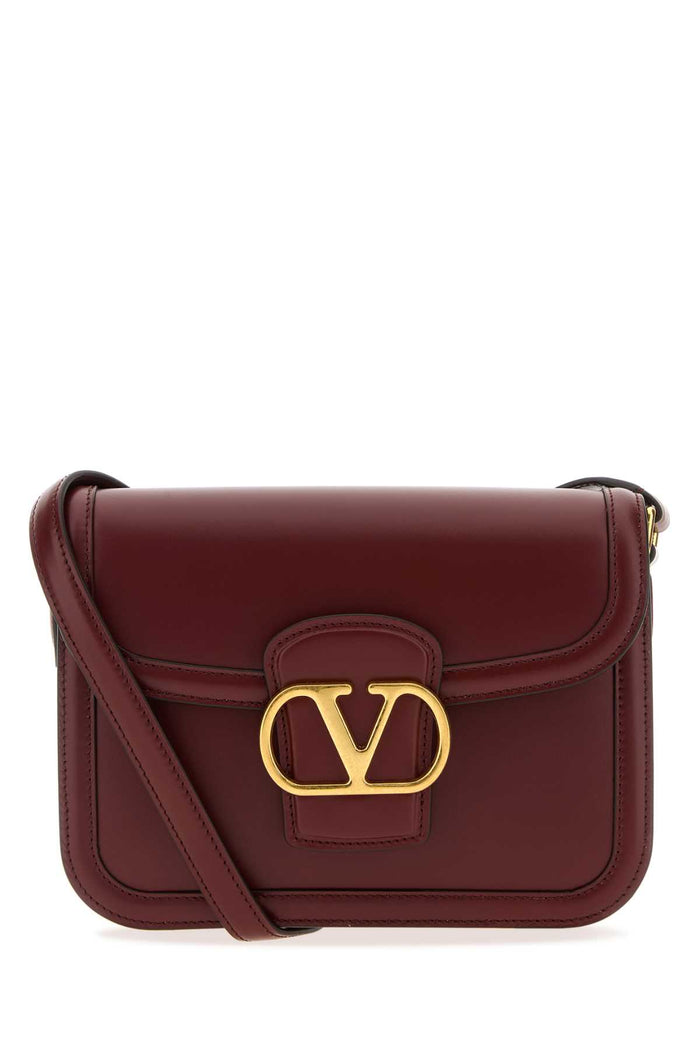 Burgundy Leather 9to5 Shoulder Bag Brickruby Borse A Tracolla