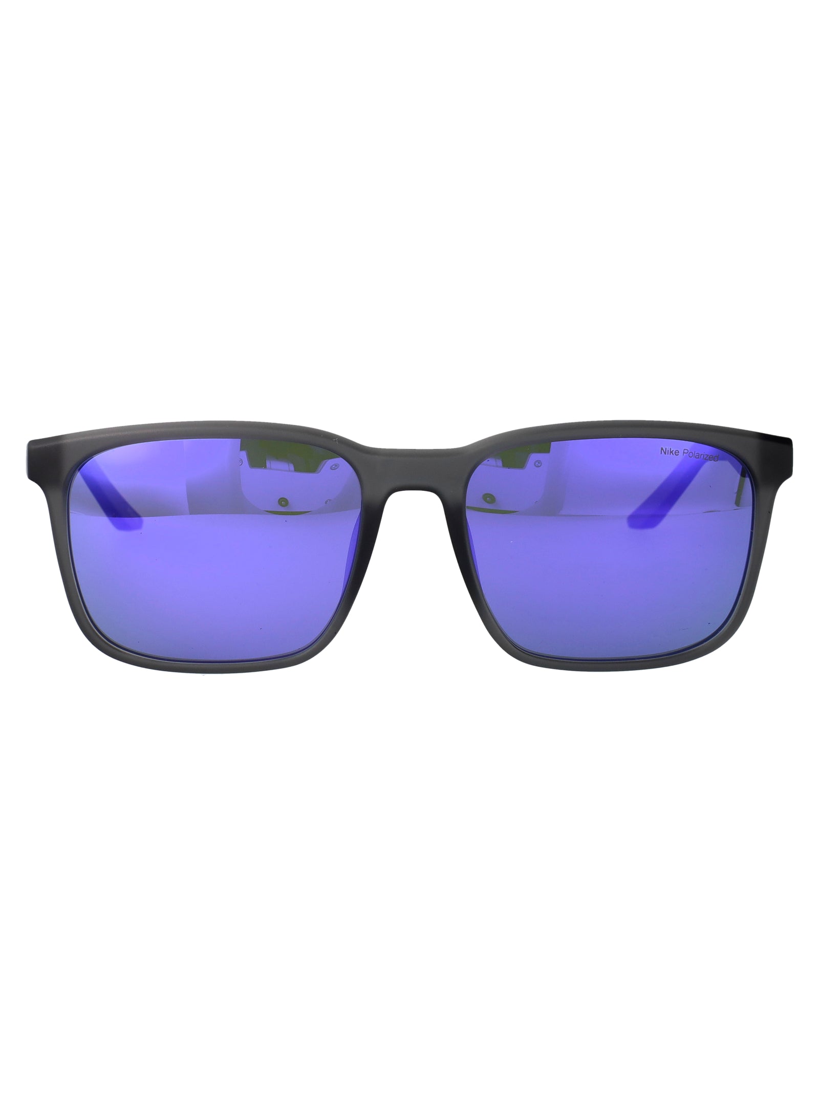Nikeravepfd1849 66 Matte Smoke Grey /polar Purple Injected Sunglasses