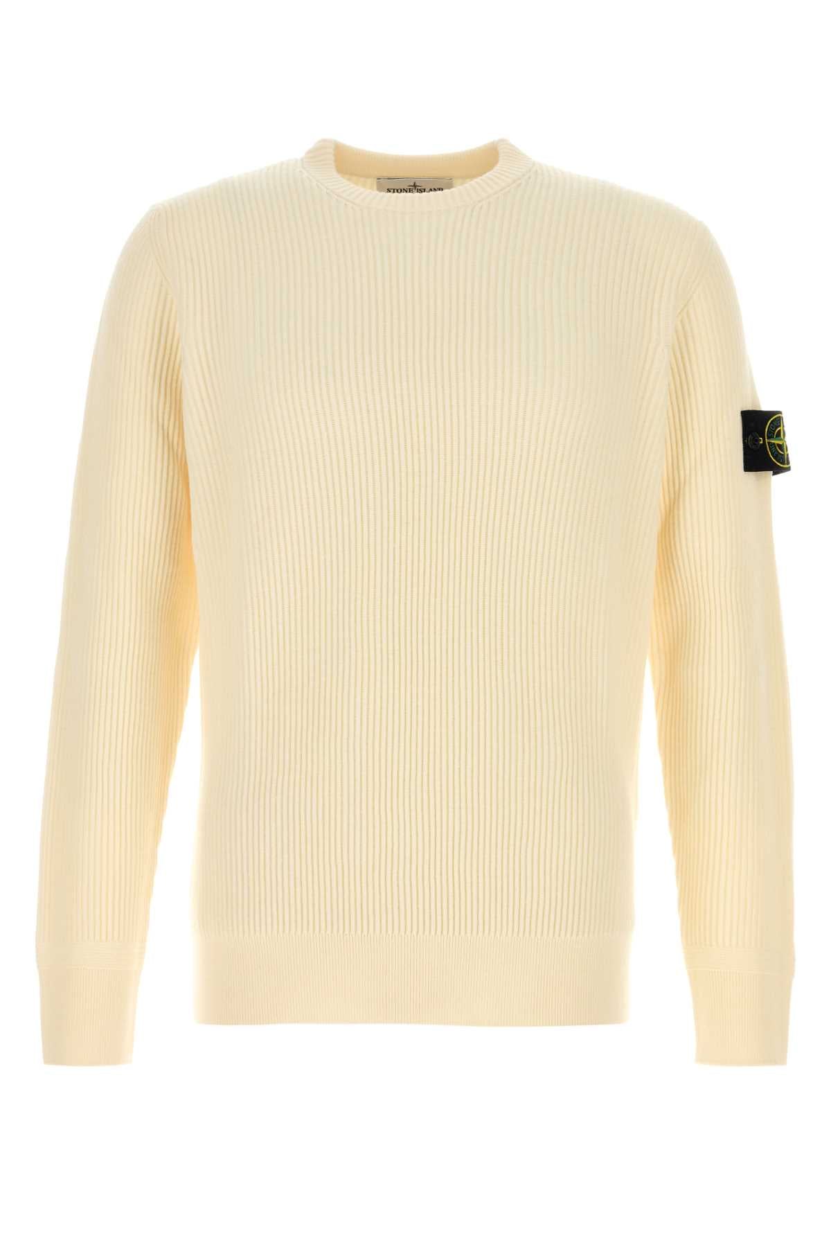 Ivory Exterior: Virgin Wool Maglieria