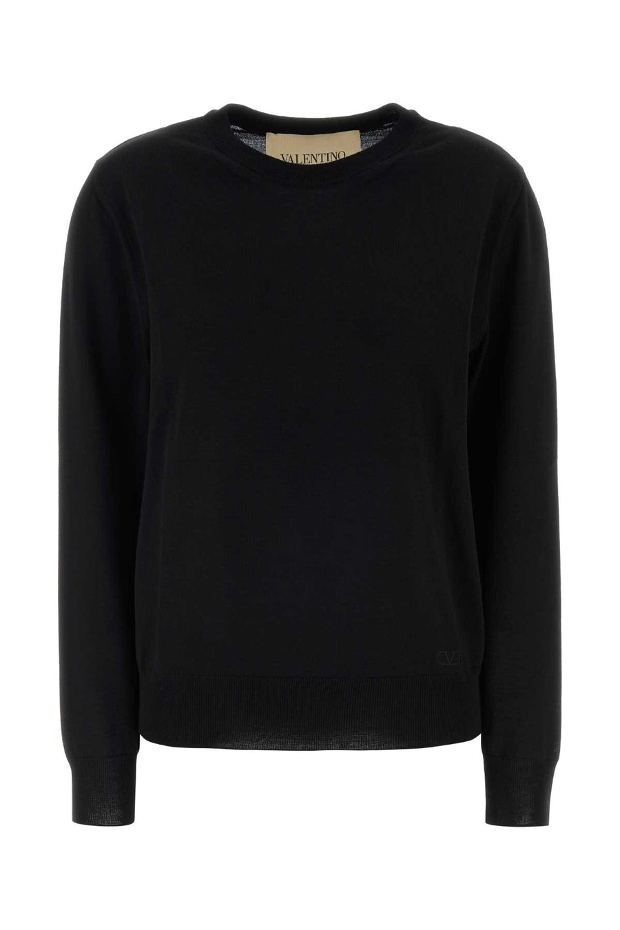 Valentino Garavani Vlogo 100% Wool sweater in black