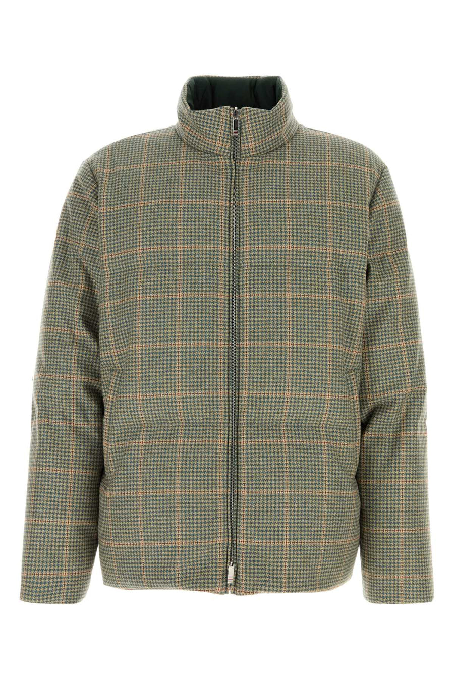 Thom Browne Self 100% wool down jacket in green